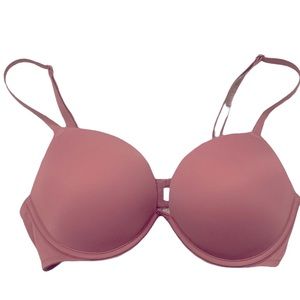 Pink Victoria Secret Wear Everywhere Super Push Up Bra